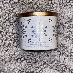 ✨Twisted Peppermint 3 Wick Candle✨